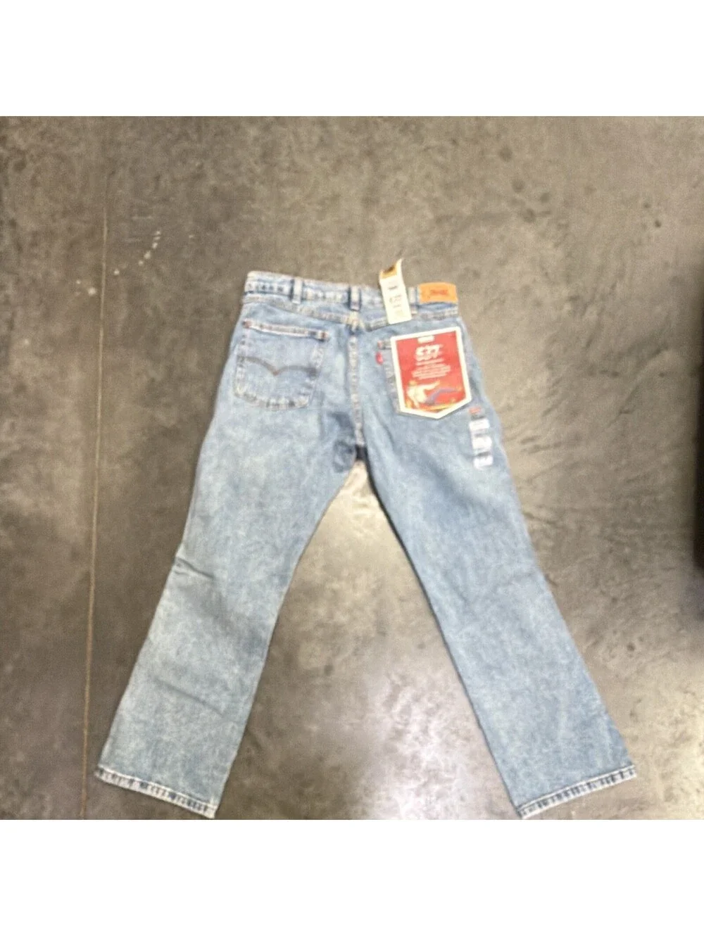 Levi’s 537 Western Bootcut Men’s Jeans 32x30 Light Wash Stretch NWT Cowboy